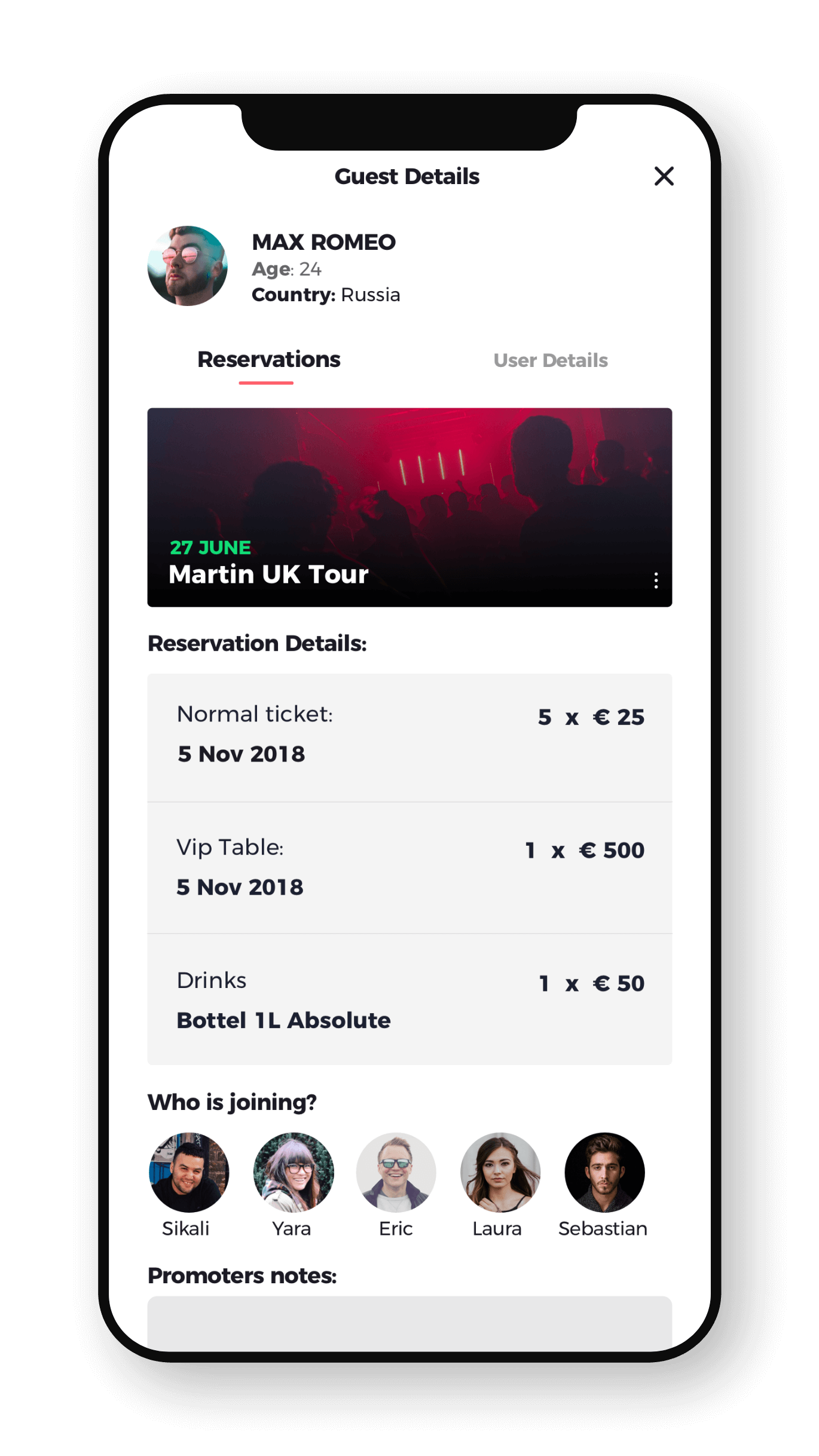 Screenshot 1 for Promoters